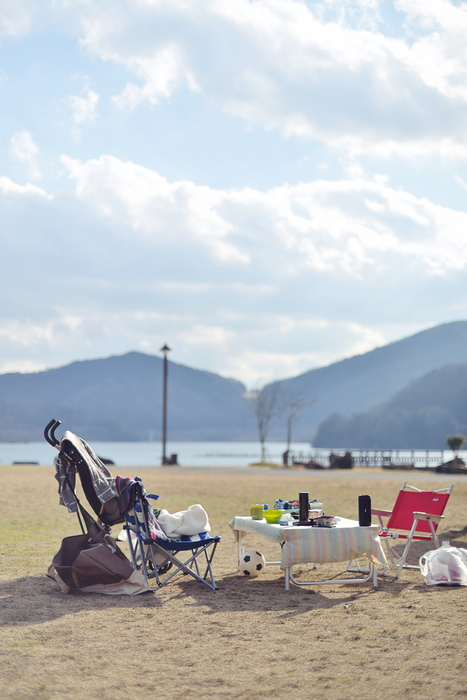 八千代湖でデイキャンプ