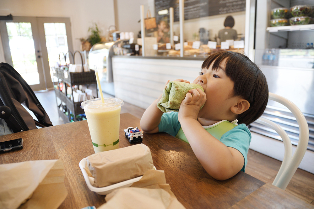 タッカー＆ベビーでご飯
