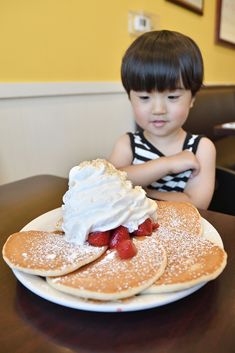 エッグスンシングスのパンケーキ