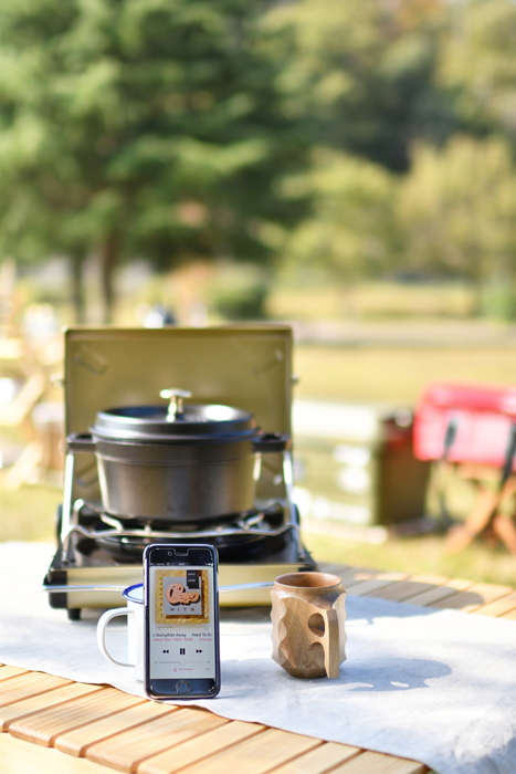 キャンプ場でChicago