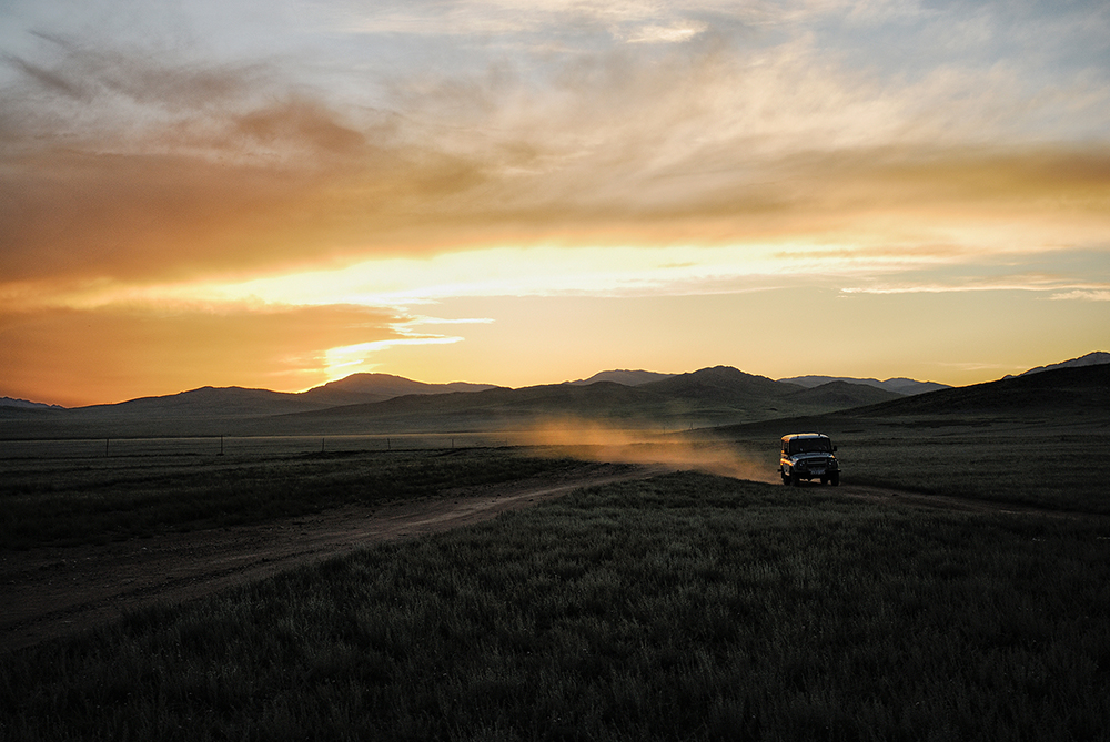 モンゴルの草原